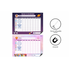 TABLEAU DE RÉCOMPENSES - FILLES / GARÇONS